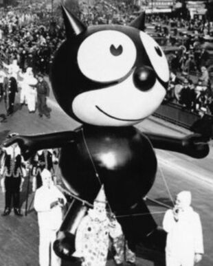 Felix the Cat, the first balloon to fly in a Macys Parade / Credit: Macys Thanksgiving Fandom