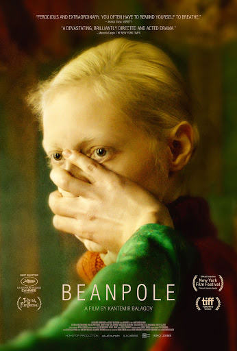 Through use of revelatory acting and cinematography, "Beanpole", once and for all, proves the ago-old aphorism: war is hell.