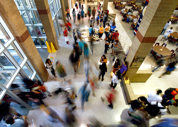 Being able to move pretty easily through a crowd is a very useful skill - especially when you encounter large amounts of people daily, such as here at NHS.