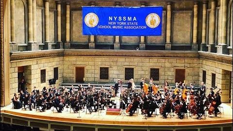 NYSSMA stands for New York State School Music Association. NYSSMA is an event in which you choose a given solo for your level or grade and perform it for a judge.