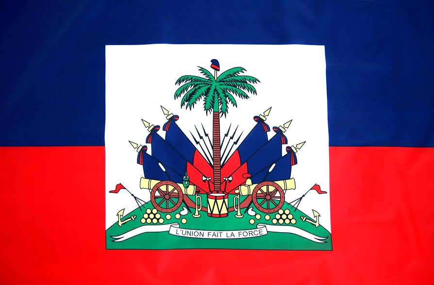 The current Haitian flag.